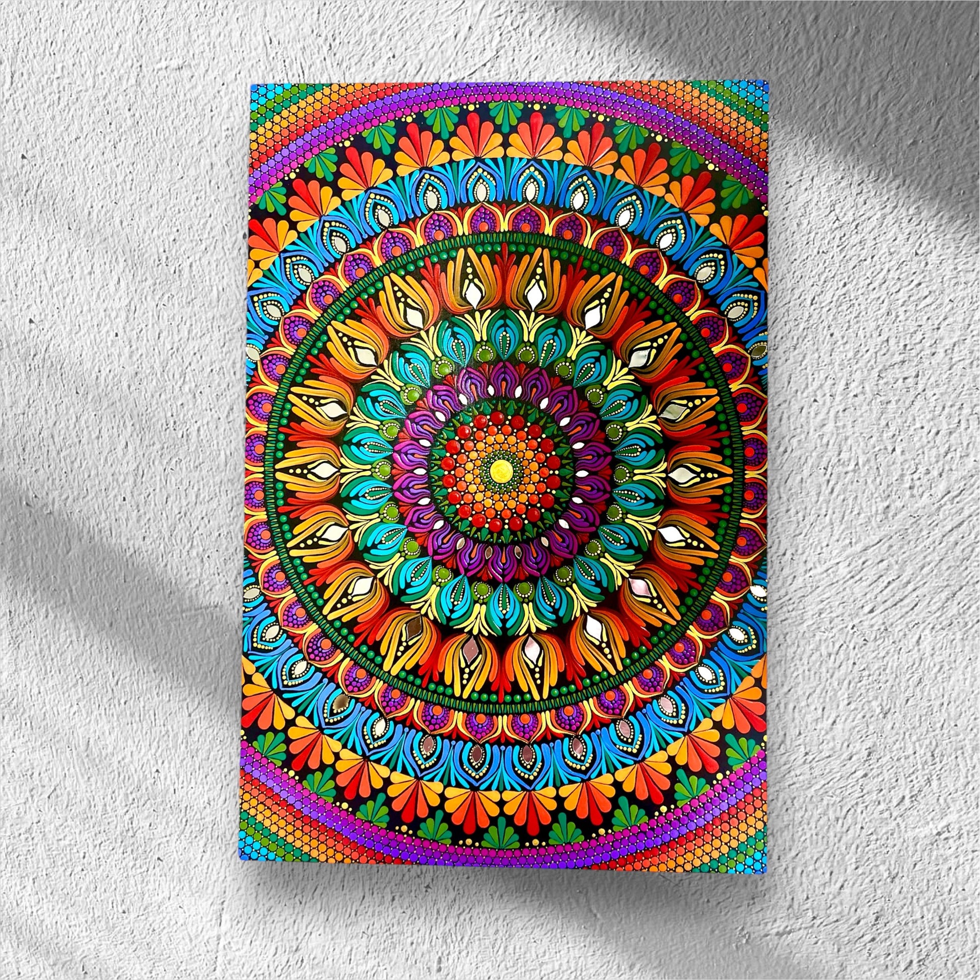 Sacred Bloom - Mandala Painting - Dots & Clay